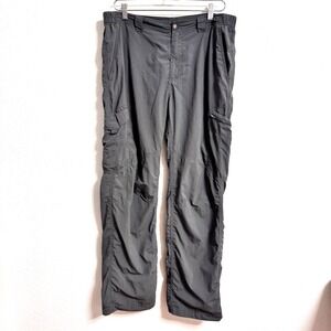 Columbia Pants Mens 36x32 Gray Hiking Fishing Outdoors Nylon Comfort Cargo *